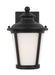 Cape May One Light Outdoor Wall Lantern in Black