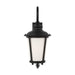 Cape May One Light Outdoor Wall Lantern in Black