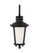 Cape May One Light Outdoor Wall Lantern in Black