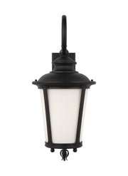 Cape May 26" Outdoor Wall Lantern in Black