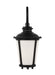 Cape May One Light Outdoor Wall Lantern in Black