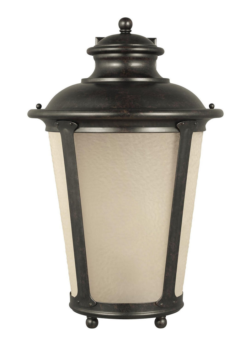 Cape May 20" Outdoor Wall Lantern in Burled Iron