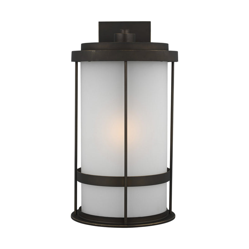 Wilburn Extra Large Outdoor Wall Lantern 8890901 in Antique Bronze