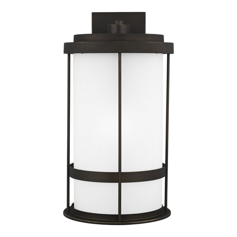 Wilburn Extra Large Outdoor Wall Lantern 8890901D in Antique Bronze