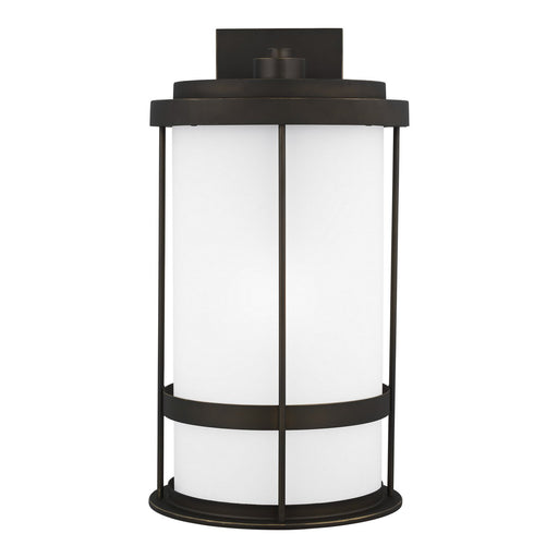 Wilburn Extra Large Outdoor Wall Lantern 8890901D in Antique Bronze