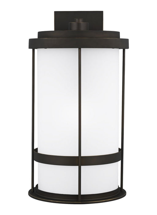 Wilburn Extra Large Outdoor Wall Lantern 8890901D in Antique Bronze
