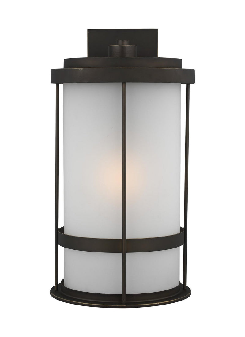 Wilburn Extra Large Outdoor Wall Lantern 8890901 in Antique Bronze