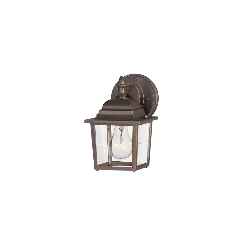 Builder Cast 1 Light 8.5" Outdoor Wall Lantern in Empire Bronze
