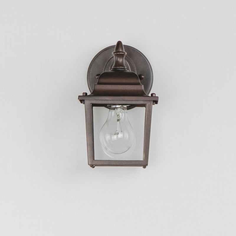 Builder Cast 1 Light 8.5" Outdoor Wall Lantern in Empire Bronze