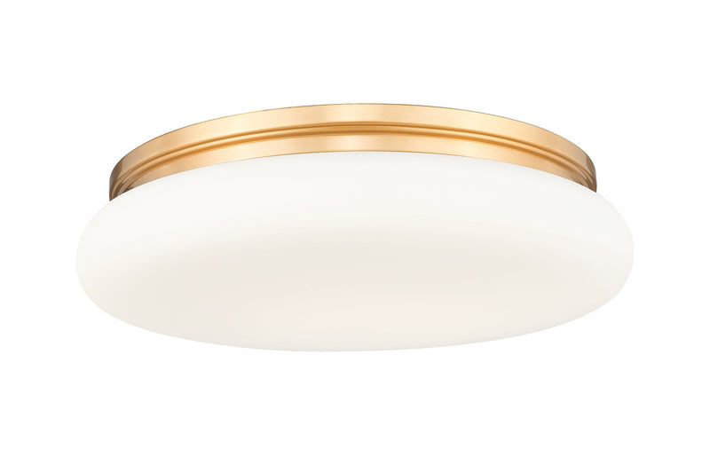 Soleil 20" LED Flush Mount in Modern Gold