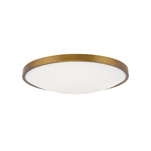 Vance Flush Mount in Aged Brass