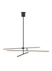 Klee 6-Light Chandelier in 6-Light Chandelier Nightshade Black