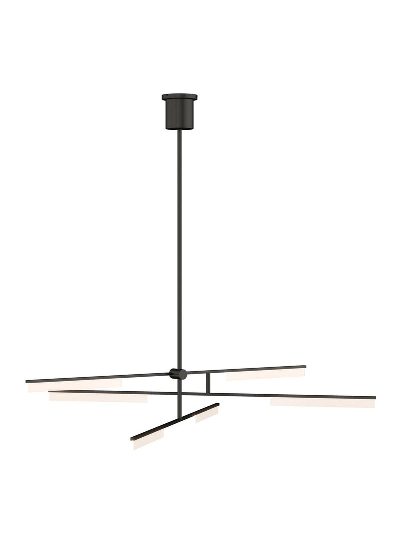 Klee 6-Light Chandelier in 6-Light Chandelier Nightshade Black
