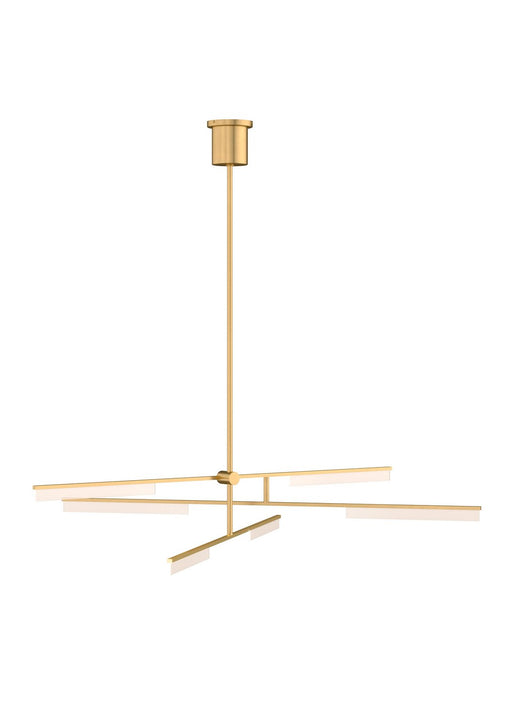 Klee 6-Light Chandelier in 6-Light Chandelier Natural Brass