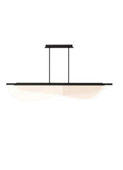 Nyra 60 Linear Pendant in Nightshade Black