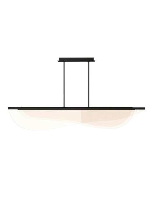 Nyra 60 Linear Pendant in Nightshade Black