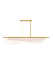 Nyra 60 Linear Pendant in Plated Brass