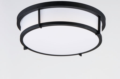 Rogue 13" 2 Light Flush Mount in Black