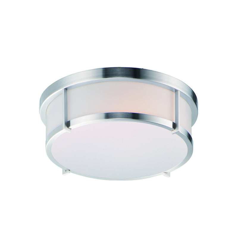 Rogue 13" LED Flush Mount in Satin Nickel