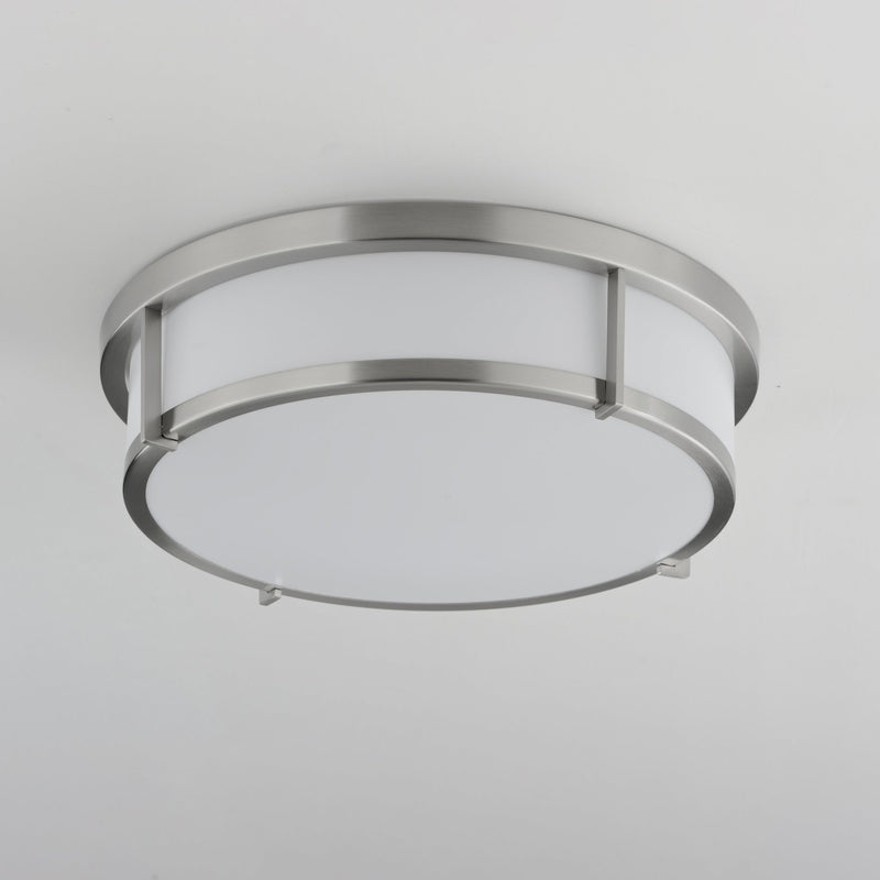 Rogue 13" LED Flush Mount in Satin Nickel