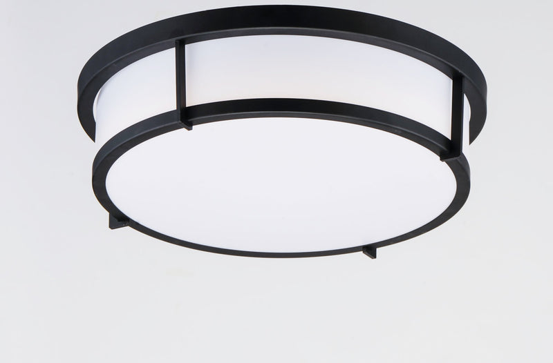 Rogue 17" LED Flush Mount in Black