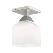 Aragon Petite Semi-Flush Mount in Polished Chrome