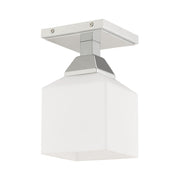Aragon Petite Semi-Flush Mount in Polished Chrome