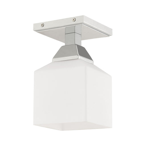 Aragon Petite Semi-Flush Mount in Polished Chrome