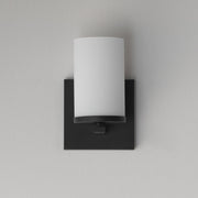 Lateral 1 Light Wall Sconce in Black