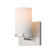 Lateral 1 Light Wall Sconce in Satin Nickel