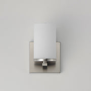 Lateral 1 Light Wall Sconce in Satin Nickel