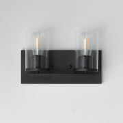 Lateral 2 Light Bath Vanity Light in Black