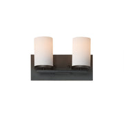 Lateral 2 Light Bath Vanity Light in Black