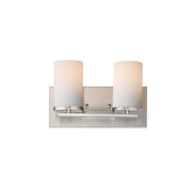 Lateral 2 Light Bath Vanity Light in Satin Nickel