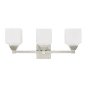 Aragon 3-Light Bath Vanity Light in Brushed Nickel