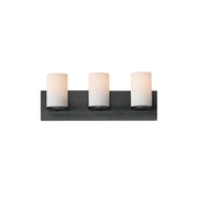 Lateral 3 Light Bath Vanity Light in Black