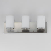 Lateral 3 Light Bath Vanity Light in Satin Nickel