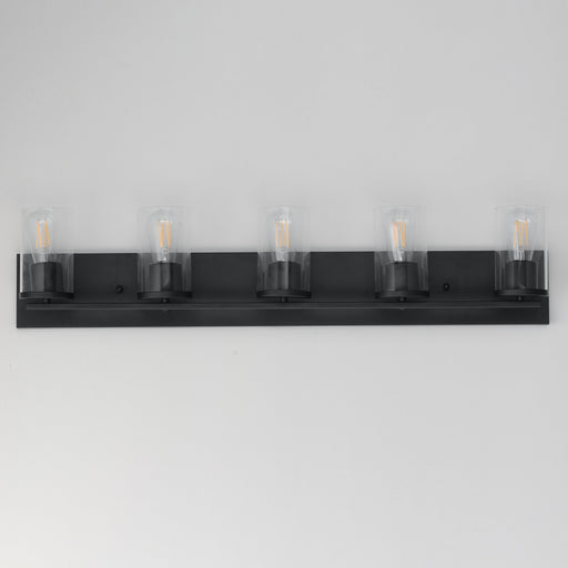 Lateral 5 Light Bath Vanity Light in Black