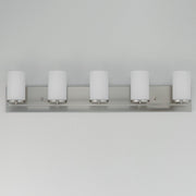 Lateral 5 Light Bath Vanity Light in Satin Nickel