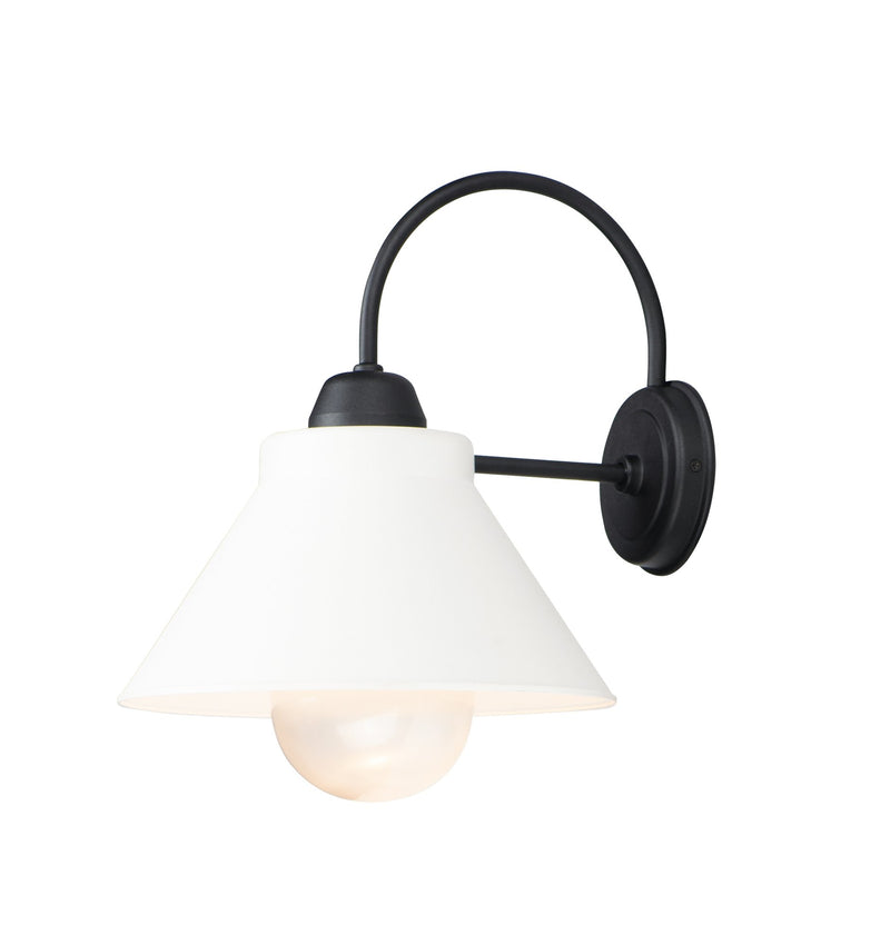 Jetty 1 Light Outdoor Wall Sconce in Black