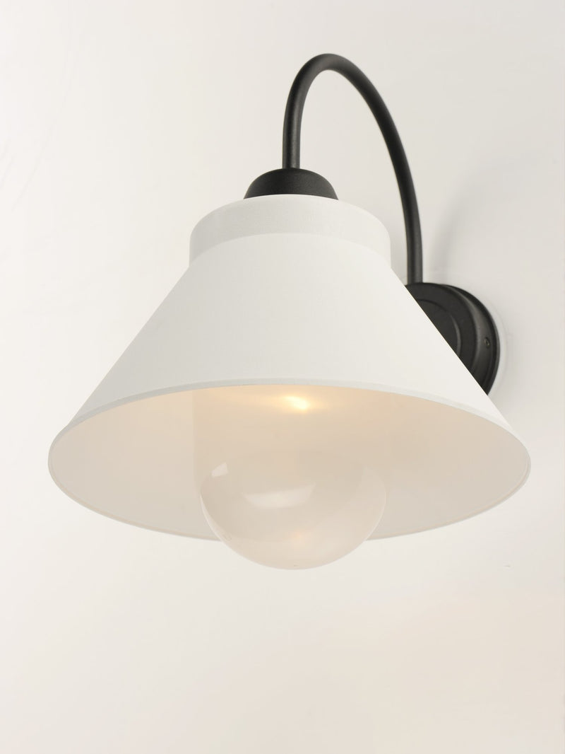 Jetty 1 Light Outdoor Wall Sconce in Black