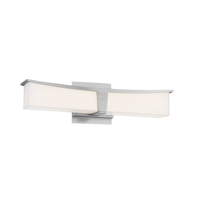 Plane 18" LED Bath Vanity Light in Brushed Nickel