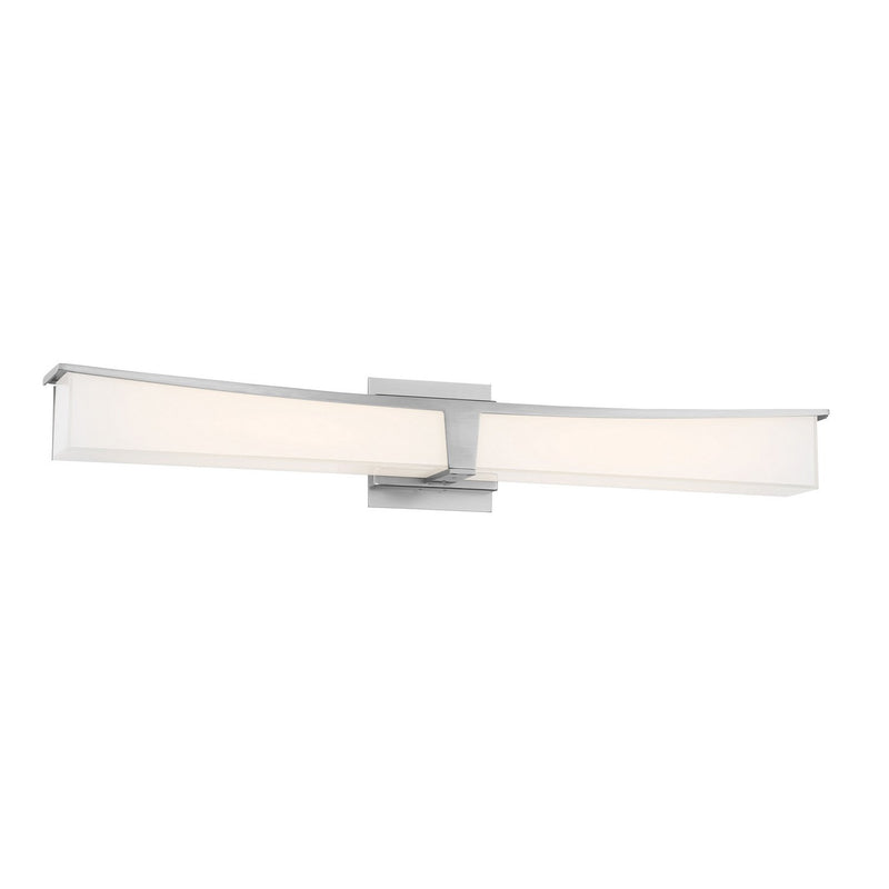 Plane 30" LED Bath Vanity Light in Brushed Nickel