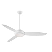 Concept IV 54" Outdoor LED Ceiling Fan in White