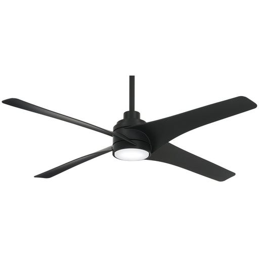 Swept 56" LED Ceiling Fan in Coal