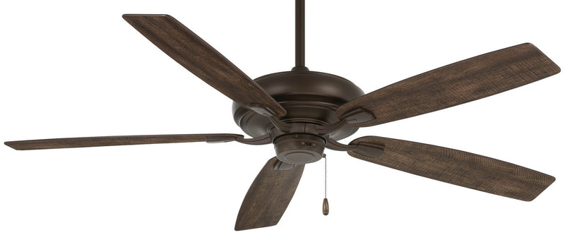 Watt 60" Ceiling Fan in Oil Rubbed Bronze / Rustic Wood
