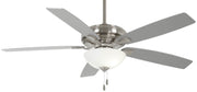 Watt II 60" LED Ceiling Fan in Brushed Nickel / Silver