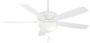 Watt II 60" LED Ceiling Fan in White