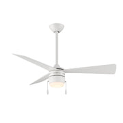 Vital 44" LED Ceiling Fan in Flat White