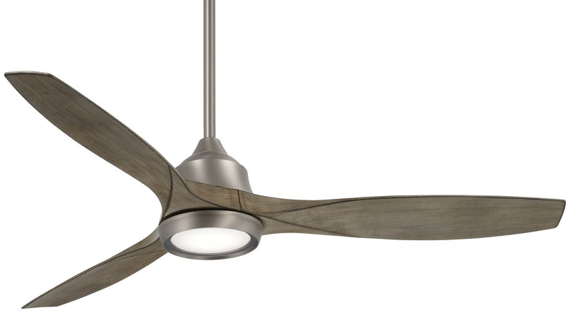 Skyhawk 60" LED Ceiling Fan in Burnished Nickel / Driftwood